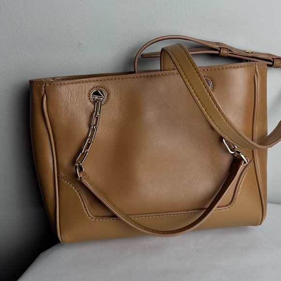 Tory Burch Carter Small Leather Tote Crossbody - Picture 3 of 5